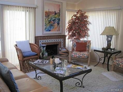 Living Room with Cozy Fireplace