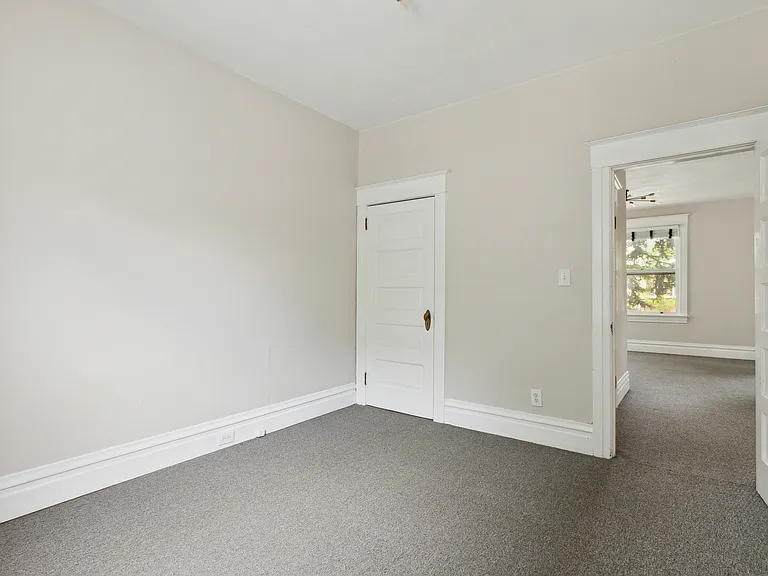 Master bedroom with walk-in closet