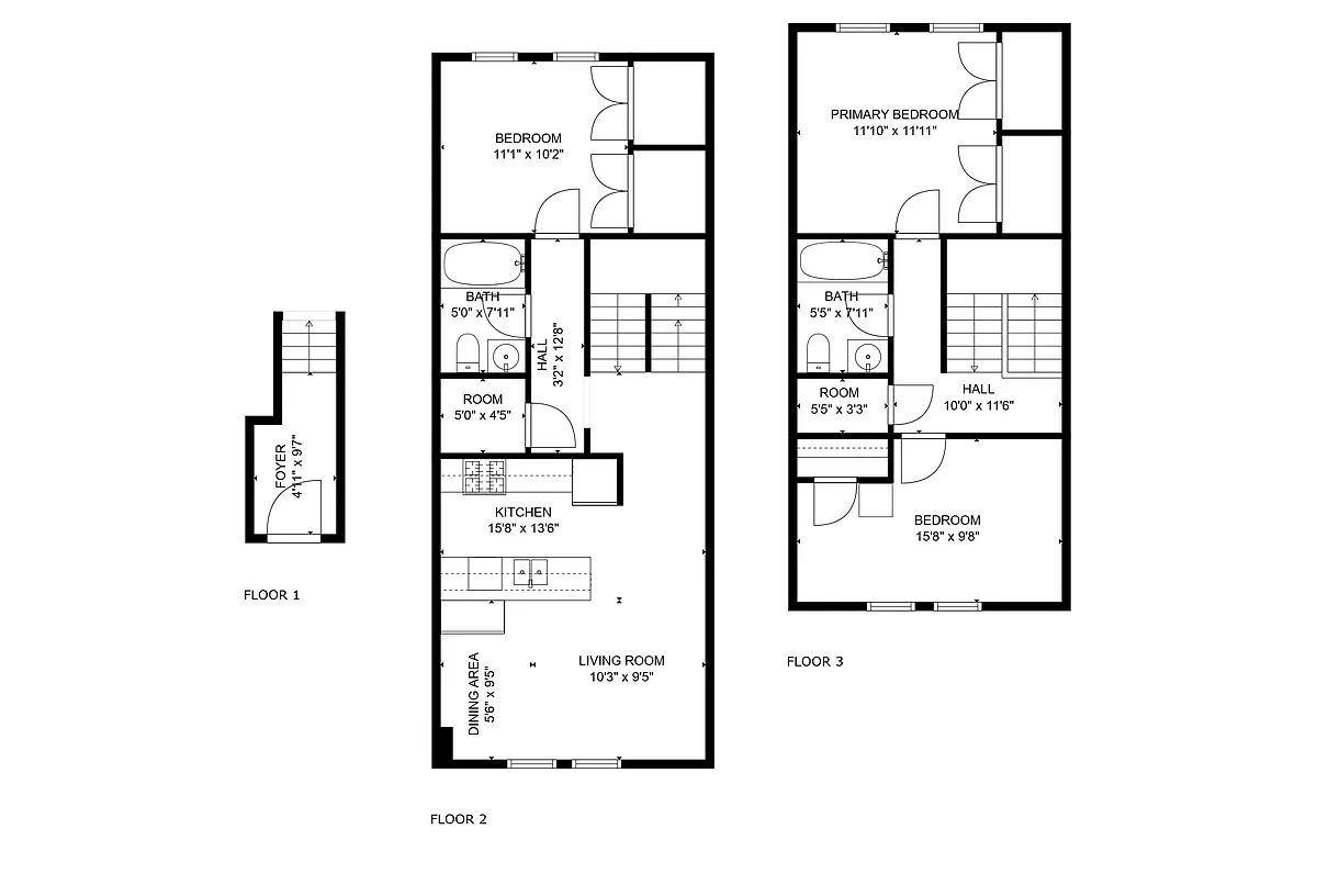 Floor plan tg3br1ba