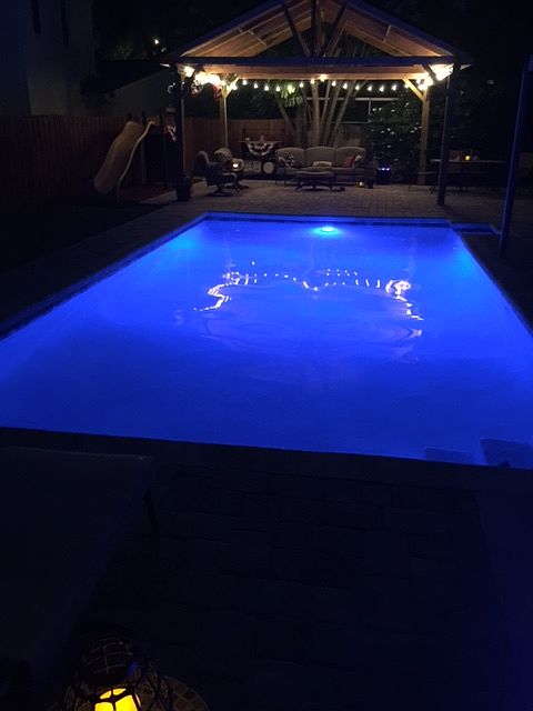 Back yard new pool gazebo