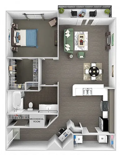 Floor plan A4 (Brant)