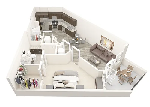 Floor plan Clement