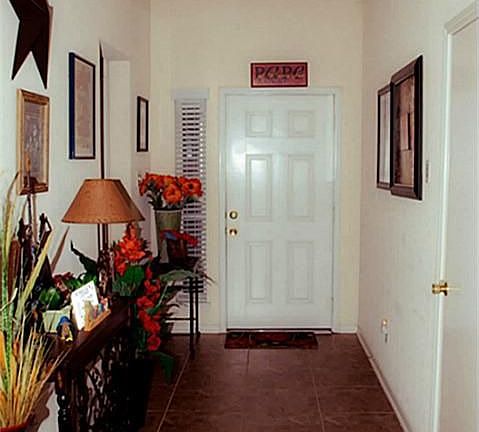 Opposite view of entry