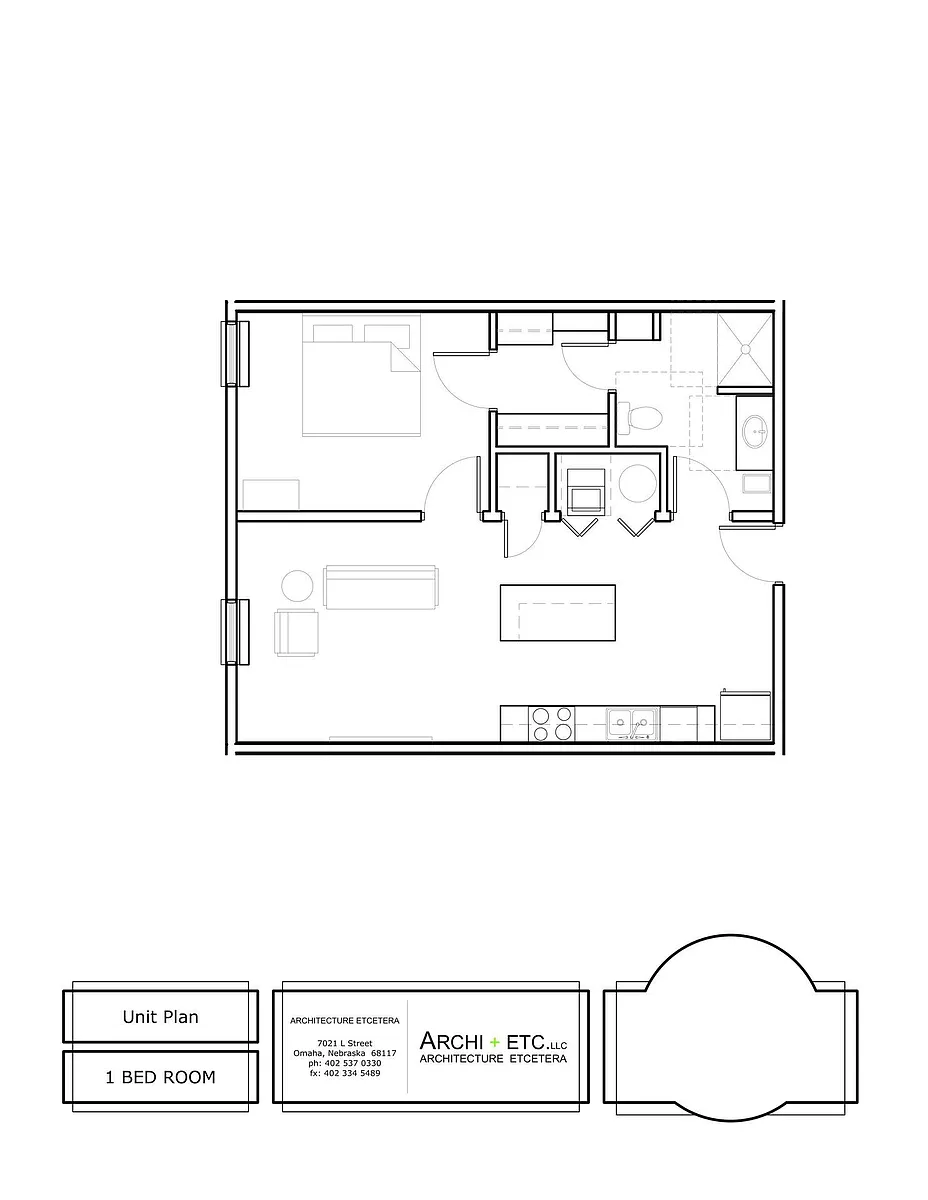 Floor plan 1 Bed