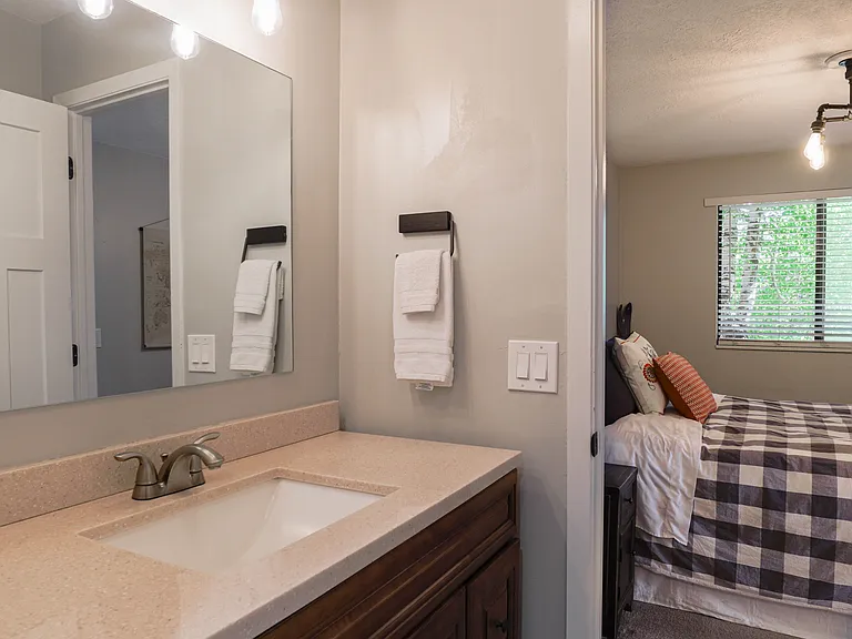 Downstairs vanity