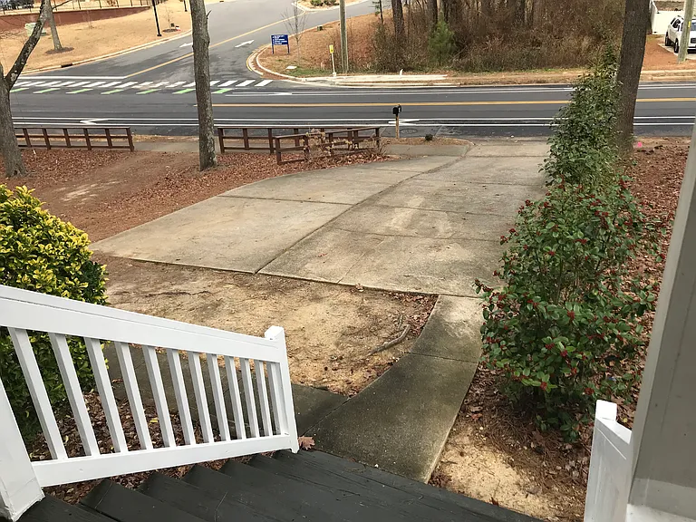 Going out front door