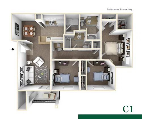 Floor plan C1