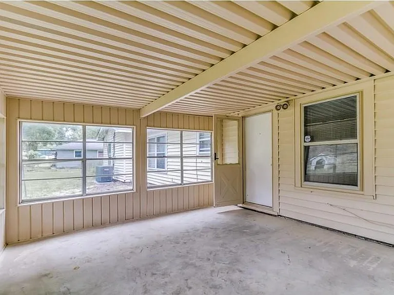 Air conditioned sun room.