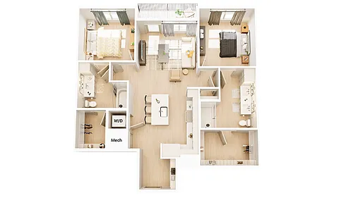 Floor plan B3A