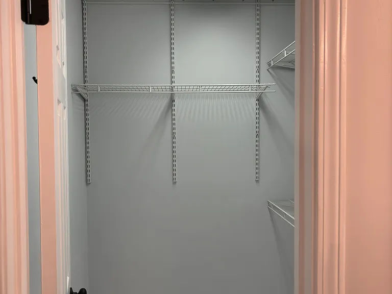 Master walk-in closet inside master bathroom