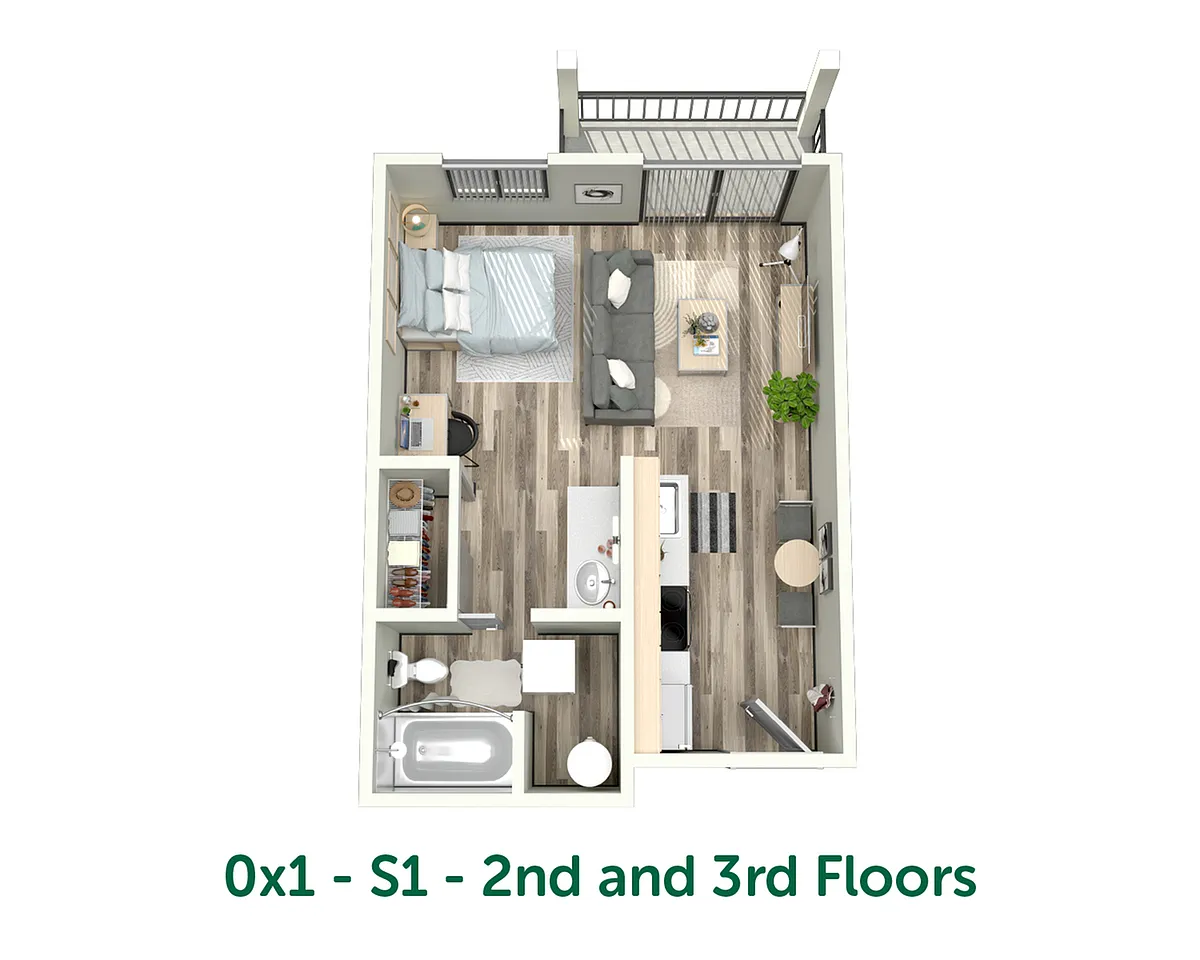 Floor plan 0X1 S1