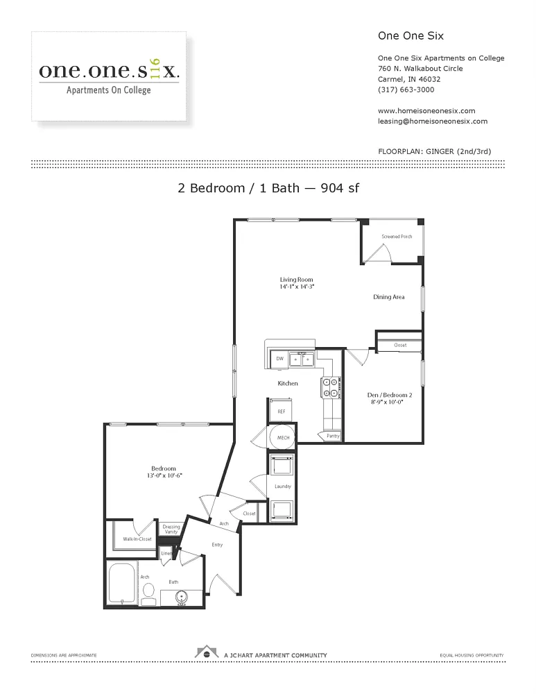 Floor plan Ginger (D1 Two-One) 2.1