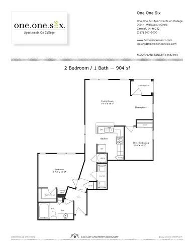Floor plan Ginger (D1 Two-One) 2.1