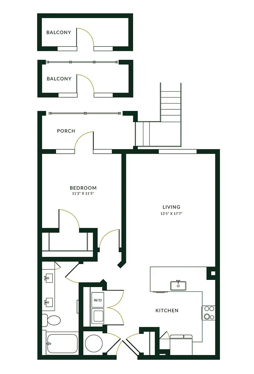 Floor plan A1M
