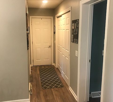 Entrance hall from garage