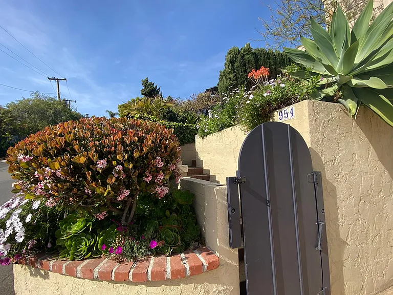 Entry gate to the apartment