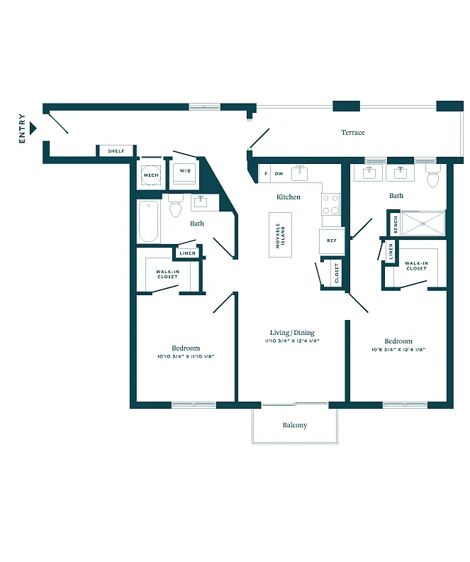 Floor plan B8