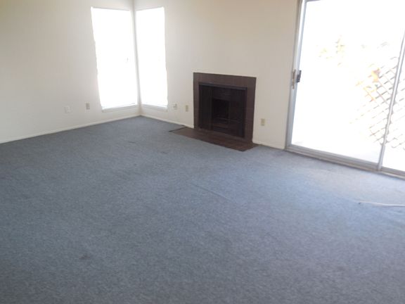 living room with fireplace