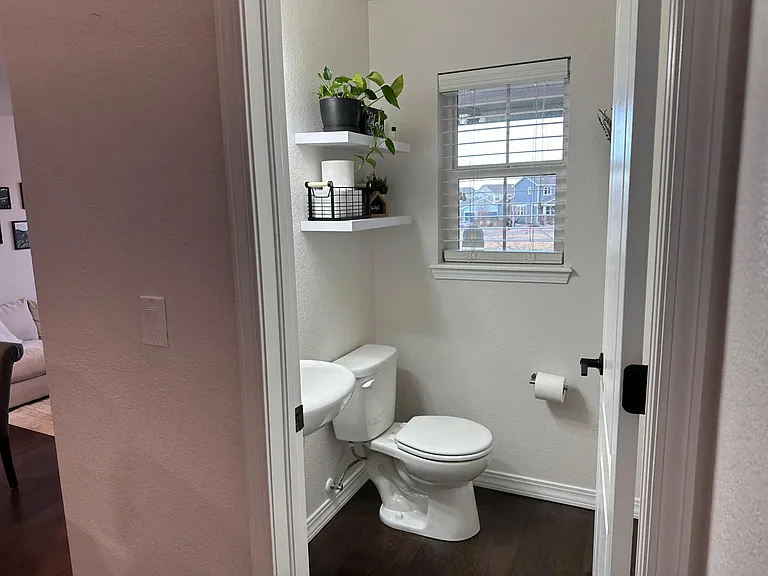 Half Bath located on First Floor