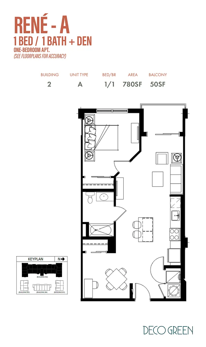 Floor plan Rene A - Den