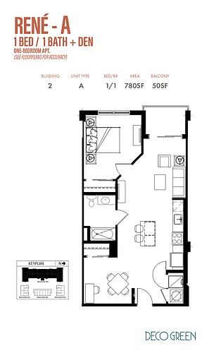 Floor plan Rene A - Den