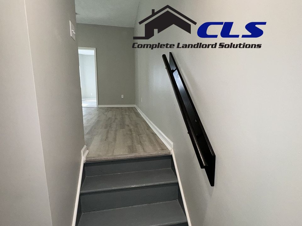 Stairway to Kitchen, Living Room, Bathroom, and Bedroom #3