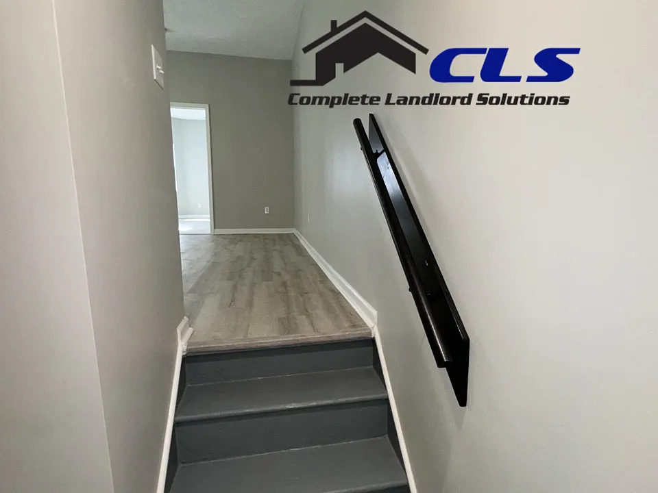 Stairway to Kitchen, Living Room, Bathroom, and Bedroom #3