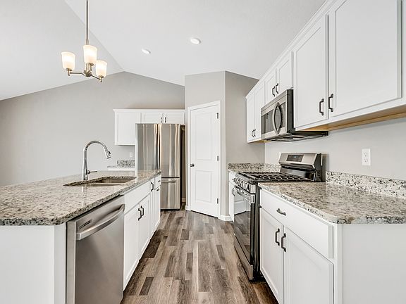 Beautiful Kitchen With Upscale "Slate" Colored Appliances.