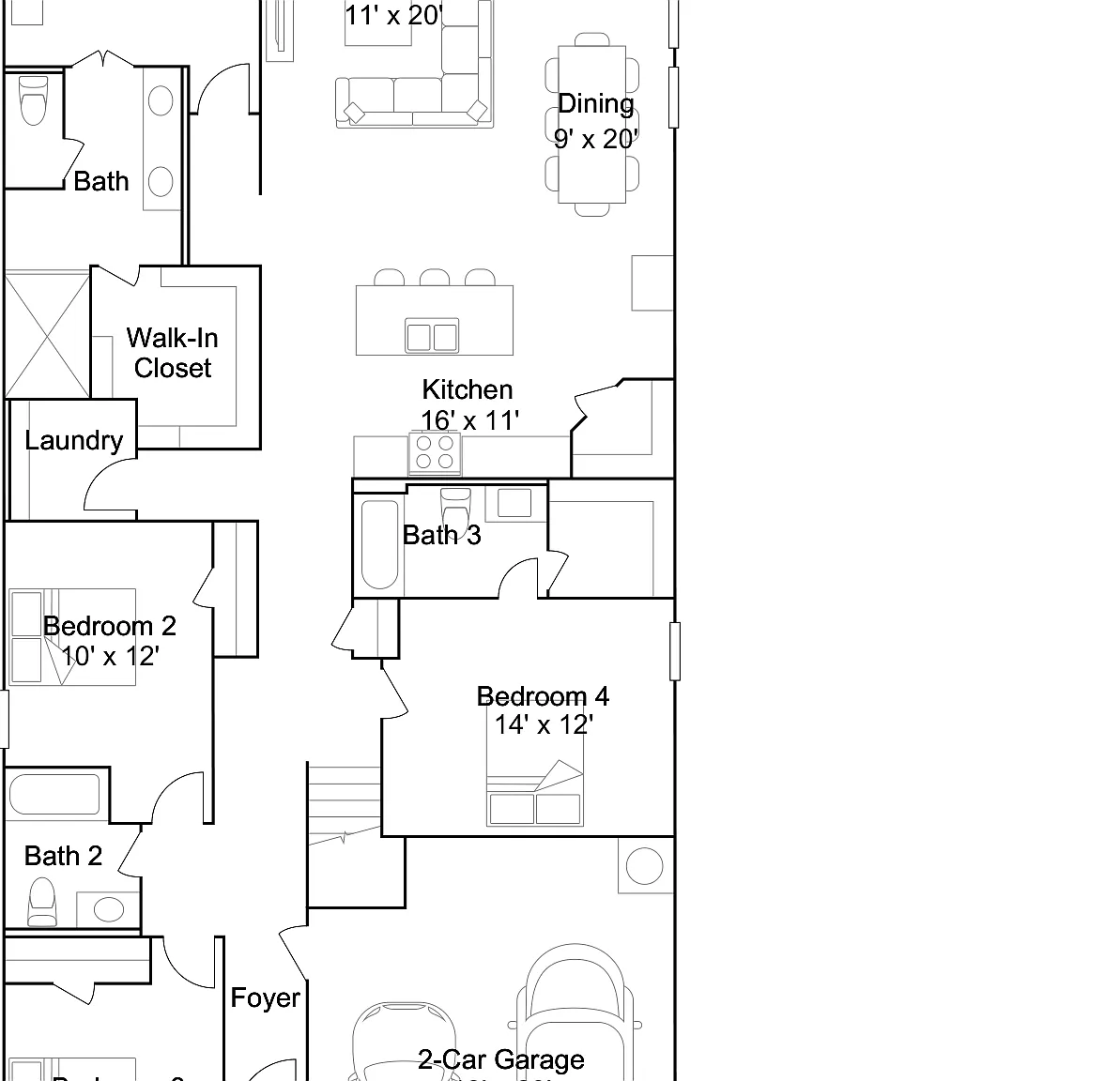 4 bed, 3.0 bath, 2378 sqft, $2,395 — Photo 2