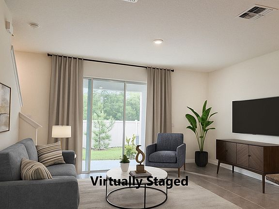 Living Room Area Virtually Staged