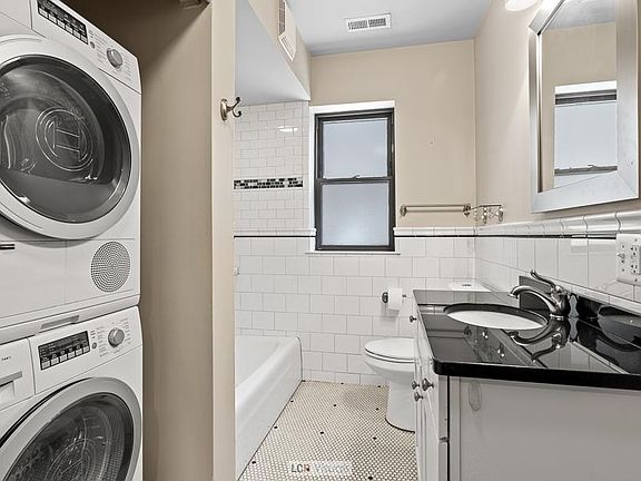 Bathroom with W/D