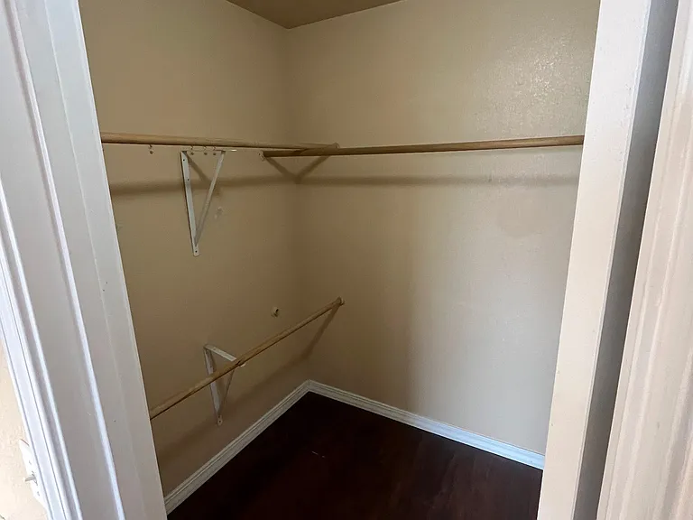 Master walk in closet