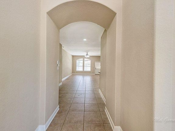 Front entry with arches
