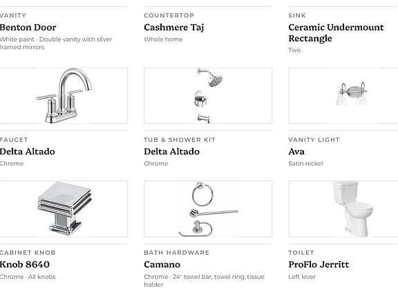 Secondary bath selections