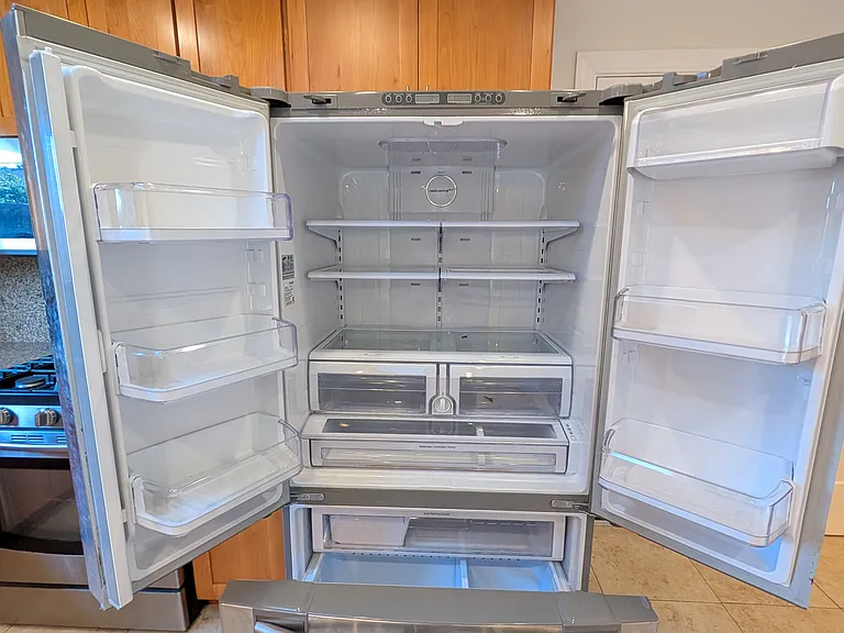 Large Samsung fridge.