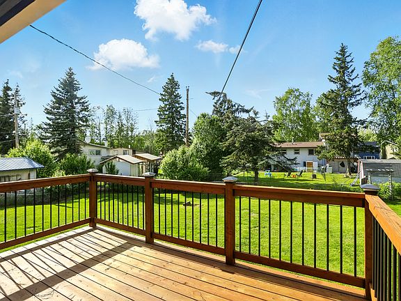 View from back deck, built last summer.