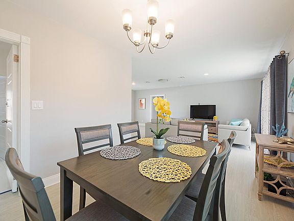 Open dining area.