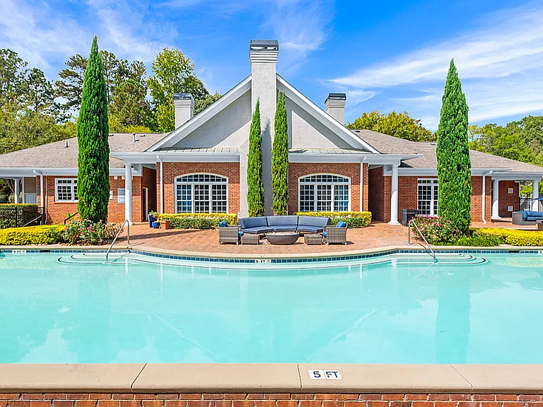 Retreat at Peachtree Apartments Pool and Main Building