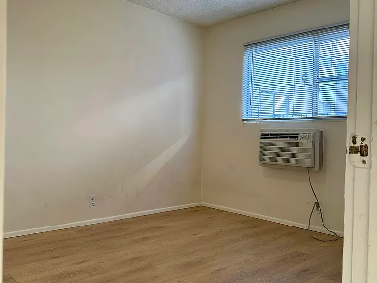 Bedroom 2 with new wood floor