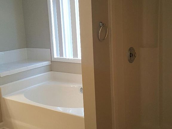 Garden tub PLUS separate stand up shower!