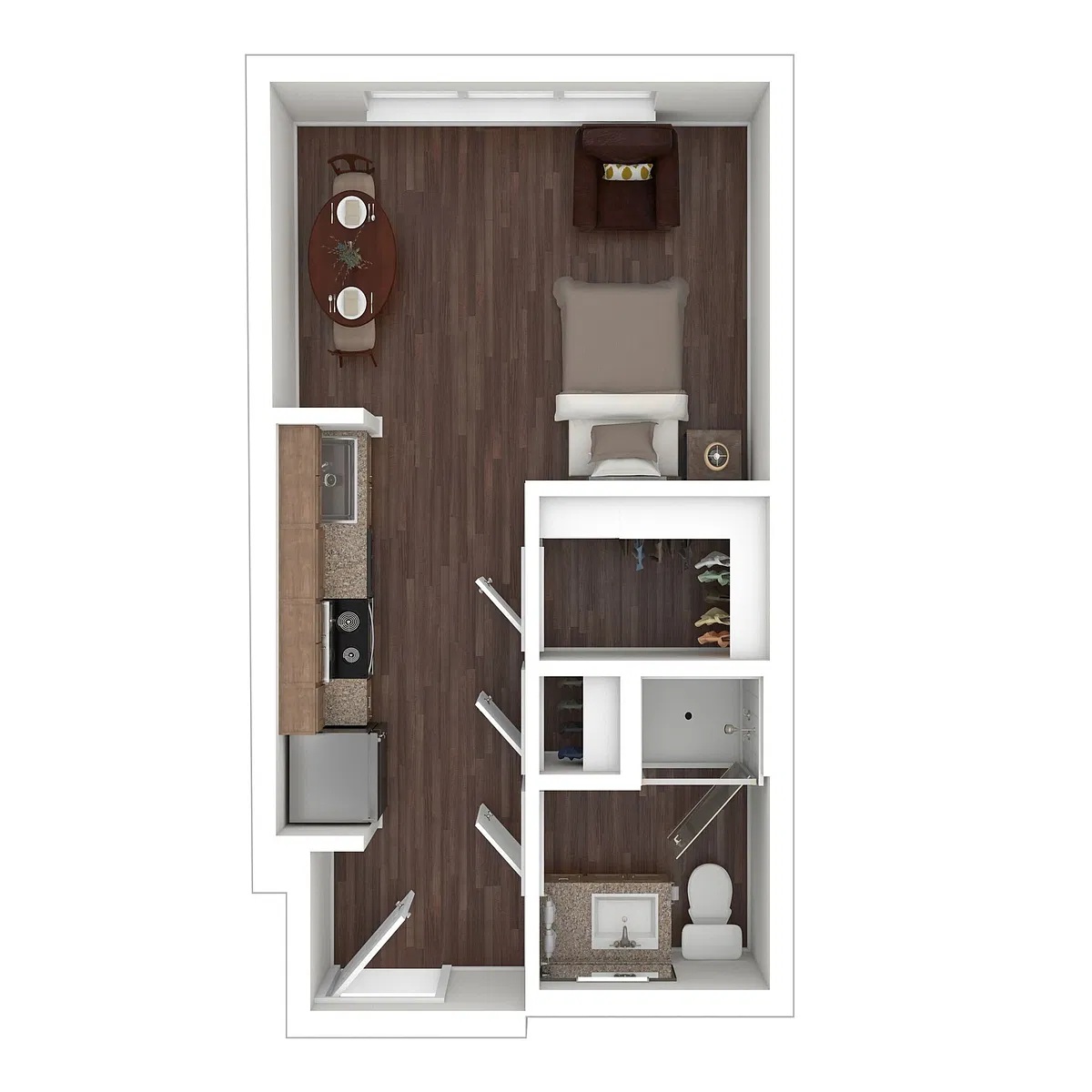 Floor plan Junior Suite 50% AMI