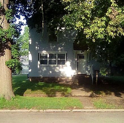 Shady front entrance
