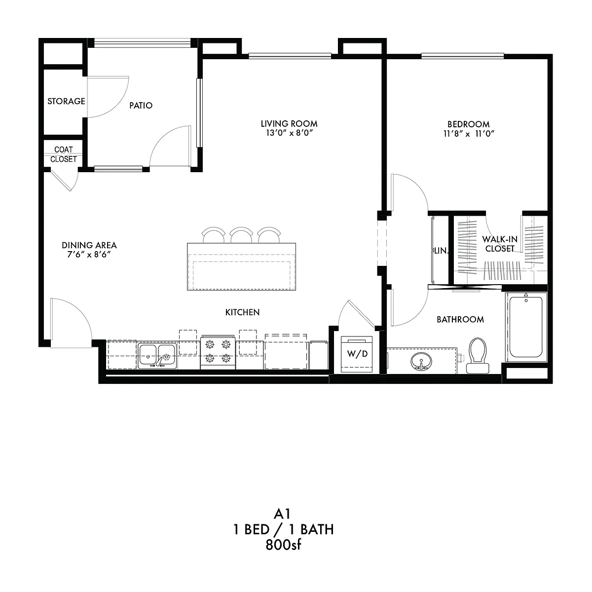 Floor plan Plan A1