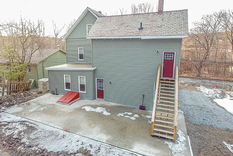 Back entrances to house.