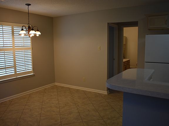 Separate dining area and kitchen