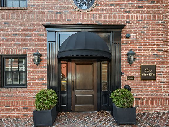 Beautiful Secure Entrance to Two East Elm, just steps to shopping and restaurants!
