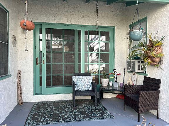 Front door of unit