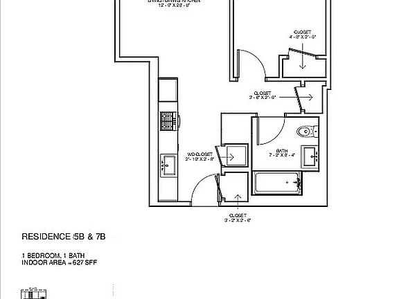 2nd image of 505 W 43rd St #5B