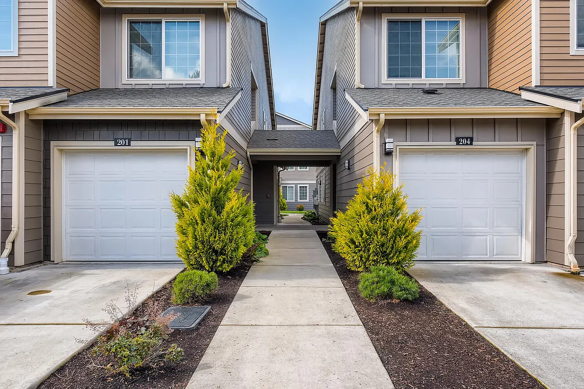 Exterior Buildings with Garages at 5100 Summit Apartments - 5100 Summit