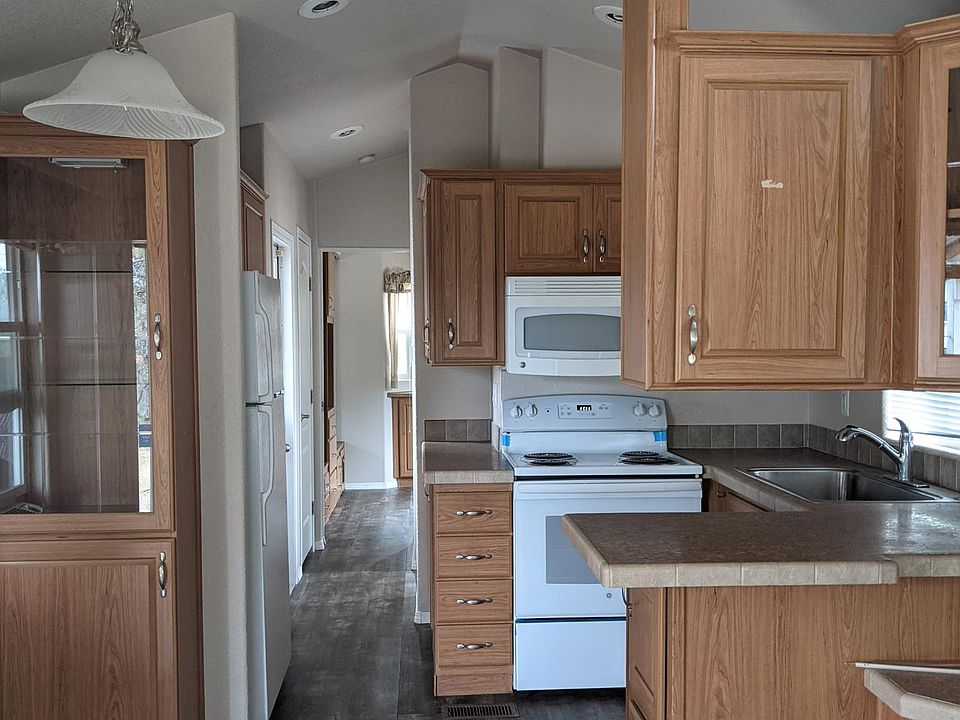 Main area - kitchen, living room, hallway to bed and bath